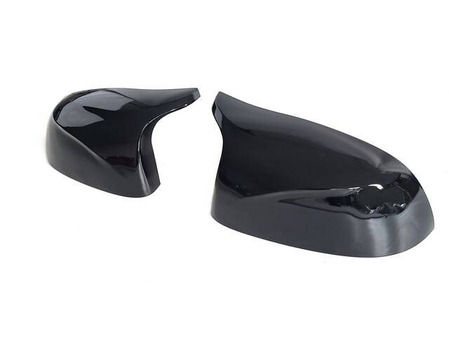 Накладки на зеркала Черный глянец (M-Look) на BMW X5 G05 2018-2022 года - Фото 4