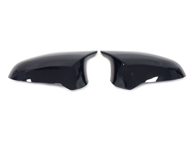 Накладки на зеркала Черный глянец M3 F80/M4 F82 на BMW 3 Series F30/F31 2011-2018 года - Фото 2