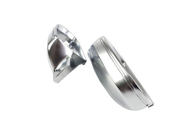 Накладки на зеркала Silver Matte (стиль S-Line) на AUDI A4 B8 2011-2015 года - Фото 5