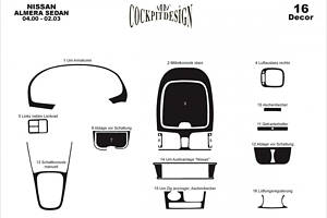 Накладки на панель (00-03) Алюминий Nissan Almera N16 2000-2006 гг.