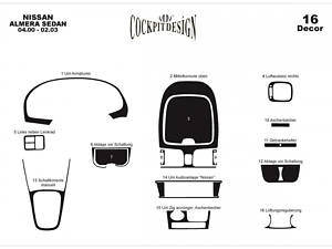 Накладки на панель (00-03) Дерево для Nissan Almera N16 2000-2006 гг