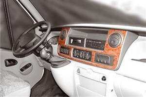 Накладки на панель (2004-2010) Титан для Renault Master