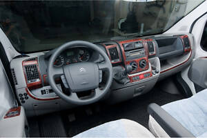 Накладки на панель (2006-2014) Алюміній для Citroen Jumper рр