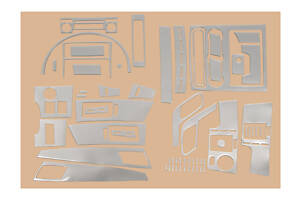 Накладки на панель (50 деталей) Алюминий для Volkswagen Crafter 2006-2017 гг