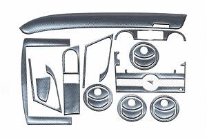 Накладки на панель (великий комплект) Чорний рояль для Chevrolet Aveo T250 2005-2011 рр.