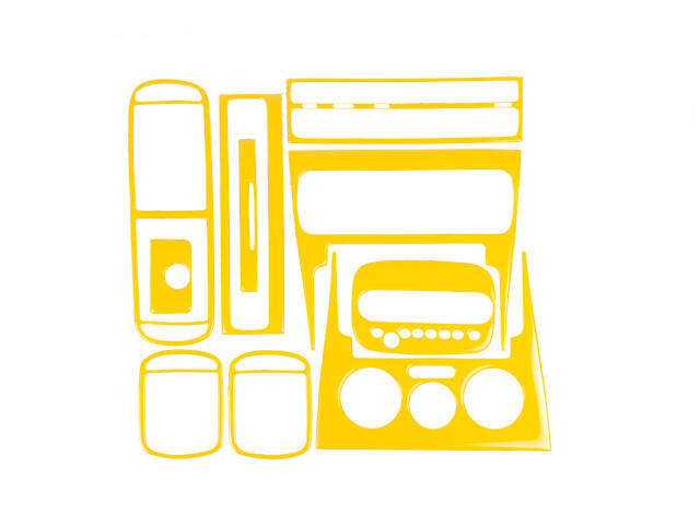 Накладки на панель (желтый цвет) для Seat Toledo 2000-2005 гг