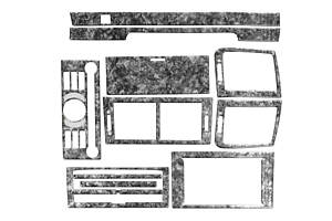 Накладки на панель (Kit-1) Титан для Peugeot 407