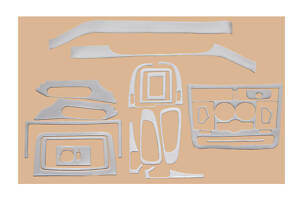 Накладки на панель (Meric, полный комплект) 2006-2014, Алюминий для Mercedes Vito W639