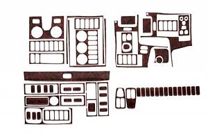 Накладки на панель (під дерево) для Scania R серія 2004-2016р.