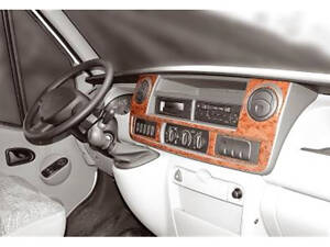 Накладки на панель (2004-2010) Дерево для Opel Movano