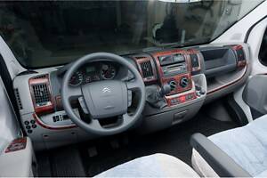 Накладки на панель (2006-2014) Алюминий для Peugeot Boxer