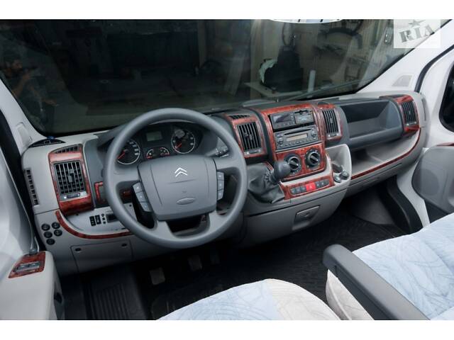 Накладки на панель (2006-2014) Алюминий для Fiat Ducato - Фото 1
