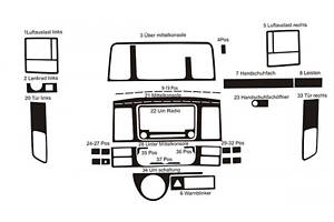 Накладки на панель Алюминий для Volkswagen T5 2010-2015 гг.