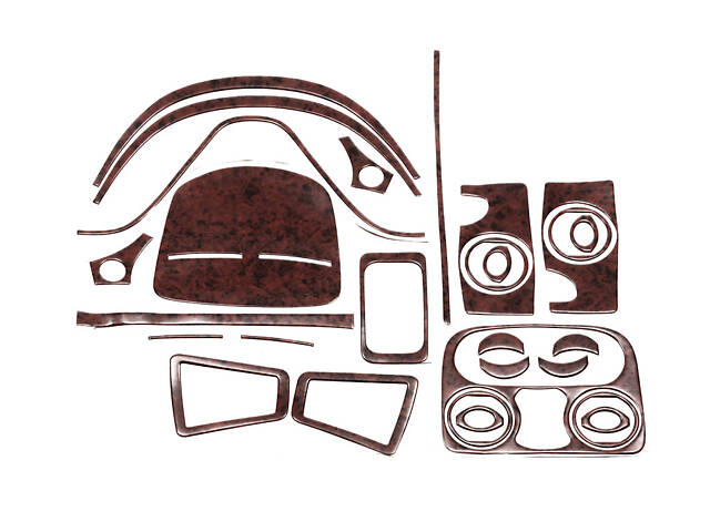 Накладки на панель Дерево для Fiat Doblo I 2005-2010 гг - Фото 5