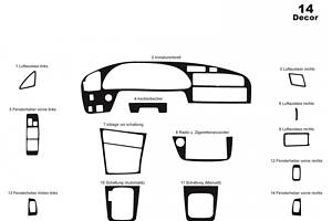 Накладки на панель Карбон для Toyota Camry 1991-1996 гг