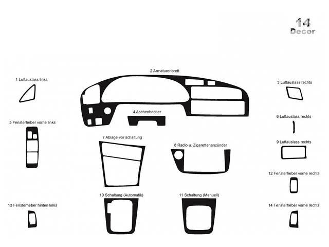 Накладки на панель Карбон для Toyota Camry 1991-1996 гг