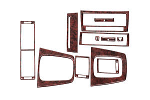 Накладки на панель Темное дерево для Ауди A4 B6 2000-2004 гг