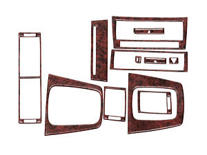 Накладки на панель Темне дерево для Ауді A4 B6 2000-2004 рр.