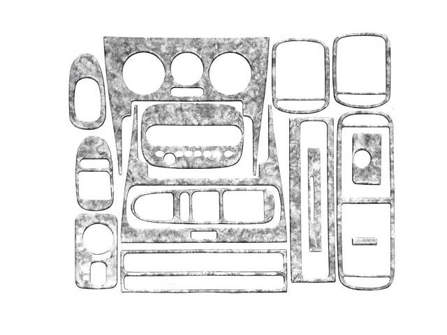 Накладки на панель Титан для Seat Toledo 2000-2005 гг