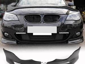 Накладки на передний бампер Flap Карбон (для M-Sport) для BMW 5 серия E-60/61 2003-2010 гг.