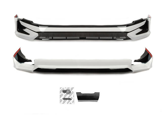 Накладки на передний и задний бампер 2023-Designs (2017-) Черный цвет для Toyota Land Cruiser Prado 150