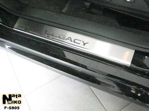 Накладки на пороги Subaru Legacy V 2009- premium NataNiko