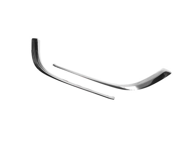 Накладки на противотуманки (2 шт, нерж) 2010-2013, OmsaLine для Opel Astra J - Фото 4