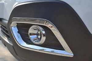 Накладки на противотуманки Libao (2 шт, пласт) для Opel Mokka 2012-2021 гг