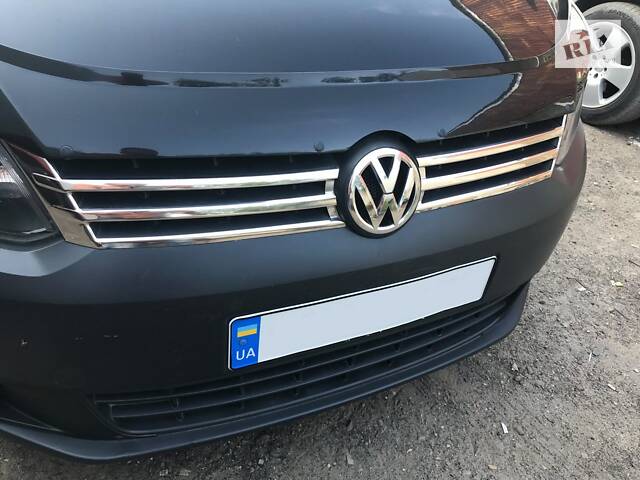 Накладки на решетку (2 шт, нерж) OmsaLine - Итальянская нержавейка для Volkswagen Caddy 2010-2015 гг - Фото 6