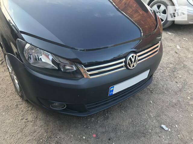 Накладки на решетку (2 шт, нерж) OmsaLine - Итальянская нержавейка для Volkswagen Caddy 2010-2015 гг - Фото 7