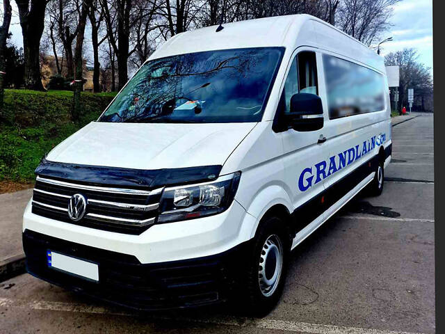 Накладки на решетку (4 шт, нерж) Carmos - Турецкая сталь для Volkswagen Crafter 2016- гг - Фото 5