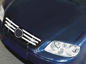 Накладки на решетку (нерж) 2001-2003 для Volkswagen Polo