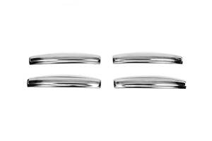 Накладки на ручки (4 шт., нерж.) Carmos - Турецкая сталь для Renault Lodgy 2013-2022 гг