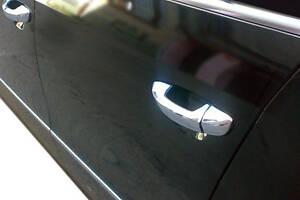 Накладки на ручки (4 шт, нерж) Carmos - Турецкая сталь для Seat Alhambra 2010-2024 гг