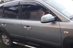 Накладки на ручки (4 шт, нерж) для Hyundai Tucson JM 2004-2024 гг