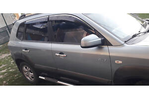 Накладки на ручки (4 шт, нерж) для Hyundai Tucson JM 2004-2024 гг