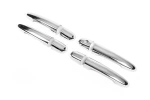 Накладки на ручки (4 шт) Нержавеющая сталь для Kia Sportage 2004-2010 гг