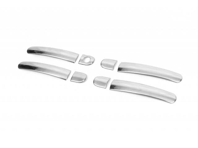 Накладки на ручки плоские (4 шт) для Skoda Octavia II A5 2010-2013 гг