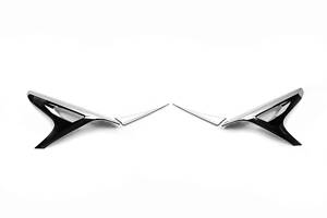 Накладки на стопы (2 шт, ABS) для Lexus NX 2014-2021 гг
