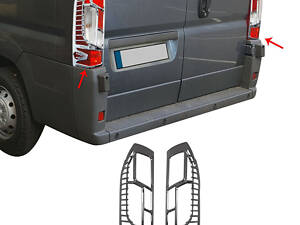 Накладки на стопи 2014-2025 (2 шт, пластик) для Citroen Jumper рр