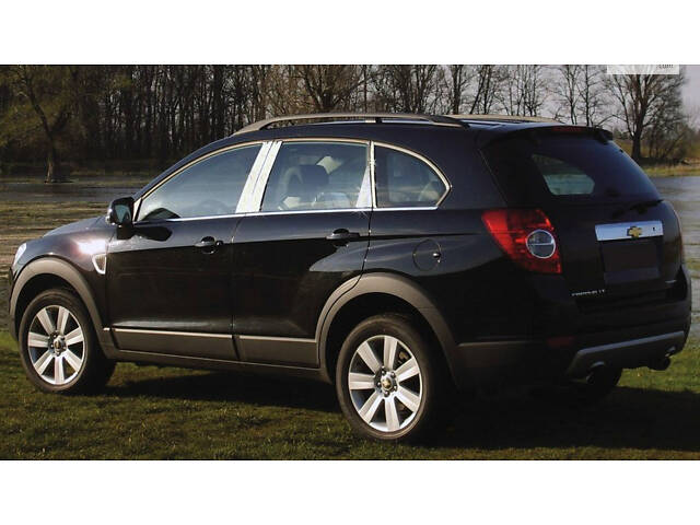 Накладки на стойки (нерж.) для Chevrolet Captiva 2006-2019 гг