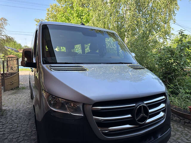 Накладки на воздухозаборник OmsaLine (2 шт., нерж) для Mercedes Sprinter W907/W910 2018- гг - Фото 3