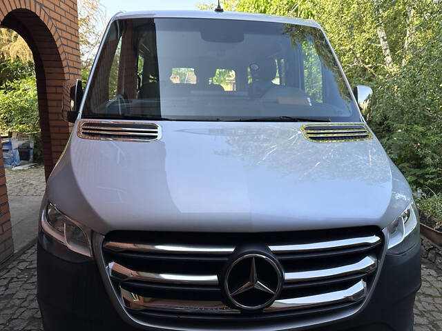 Накладки на воздухозаборник OmsaLine (2 шт., нерж) для Mercedes Sprinter W907/W910 2018- гг - Фото 6
