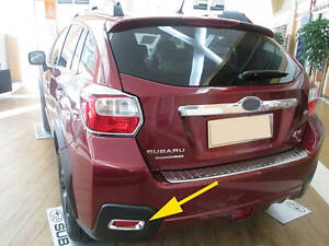 Накладки на задние габариты Libao (2 шт, пласт) для Subaru XV 2011-2017 гг.