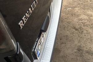 Накладки на задний бампер Матовая (Omsa, нерж.) Для Renault Trafic 2001-2015 гг.