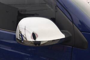 Накладки на зеркала (2 шт, ABS) Carmos - Хромированный пластик для Volkswagen Amarok 2010-2022 гг