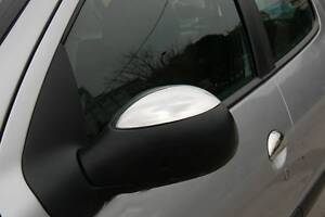 Накладки на зеркала (2 шт, нерж) Carmos - Турецкая сталь для Peugeot 1007