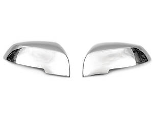 Накладки на дзеркала (2 шт, нерж.) Carmos для BMW X1 E-84 2009-2015рр
