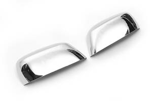 Накладки на дзеркала (2 шт., пласт.) Без повторювача повороту для Nissan Pathfinder R51 2005-2014рр.