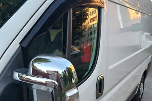 Накладки на зеркала (2 шт, пласт) для Peugeot Boxer 2006-2024 и
